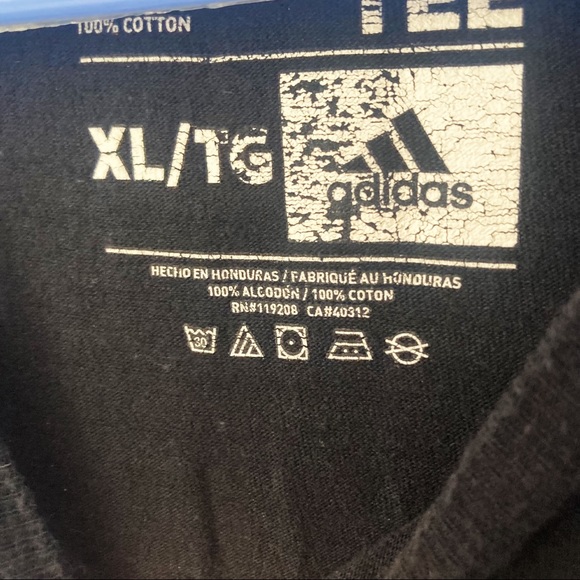 MINNESOTA TIMBERWOLVES Karl Anthony Towns ADIDAS Tee shirt SIZE XL EUC - Picture 3 of 3